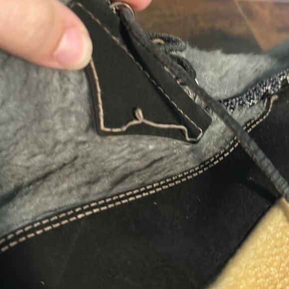 Vintage Snowland Boots Sherpa Boho Platform Scandinavian 7 - Picture 7 of 12